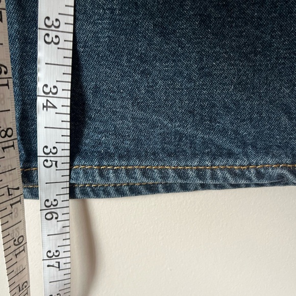 Vintage Y2K 90s Erika Denim Jumper Dress M - Picture 5 of 5